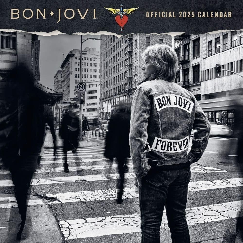 Bon Jovi 2025 Wall Calendar Main Product Image