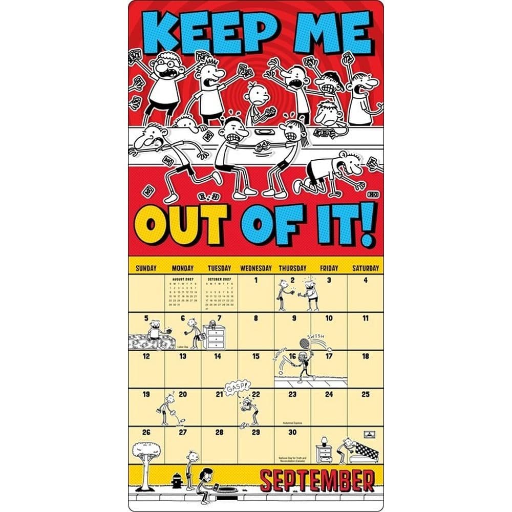 Wimpy Kid 2027 Wall Calendar Fifth Alternate Image