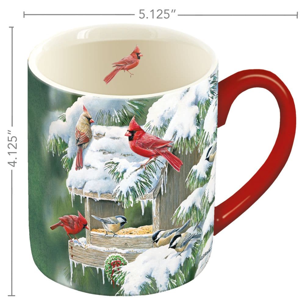 Cardinal Christmas Coffee Mug Fourth Alternate Image