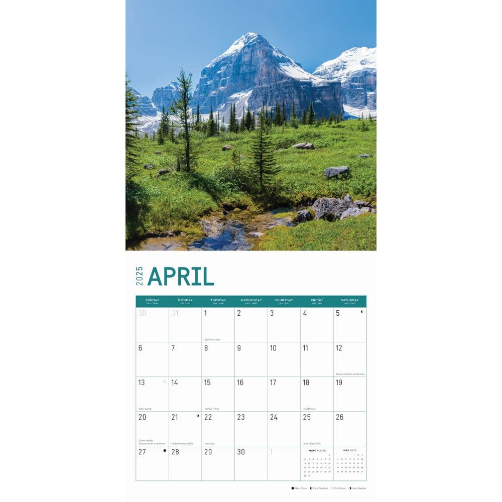 Banff National Park 2025 Wall Calendar Second Alternate Image width="1000" height="1000"