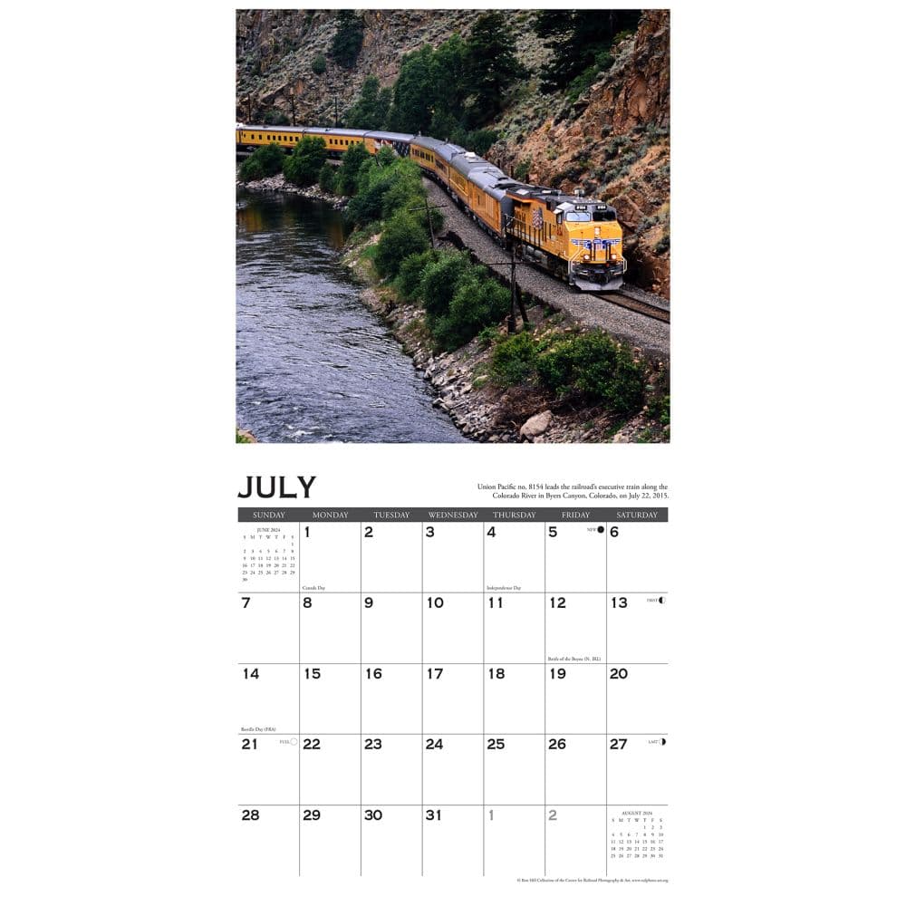 Union Pacific Railroad 2024 Wall Calendar Alternate Image 2