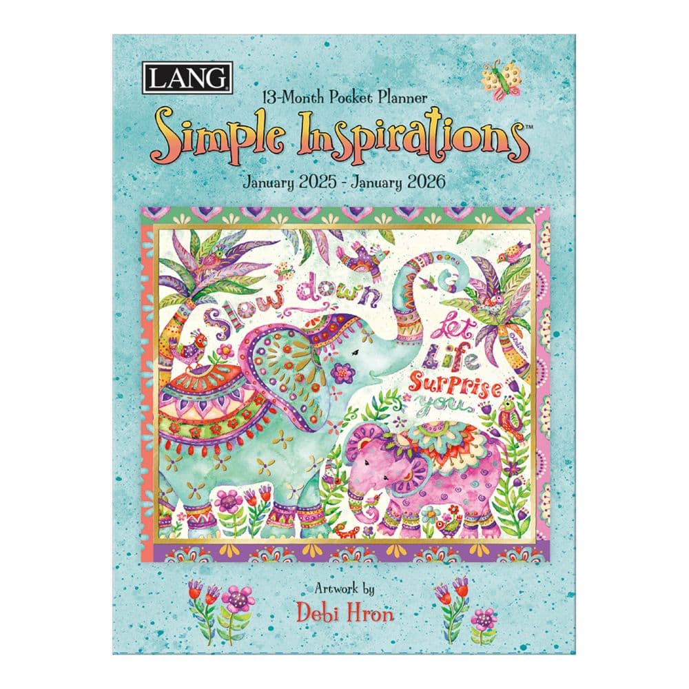 Simple Inspirations 2025 Monthly Pocket Planner by Debi Hron_Main Image