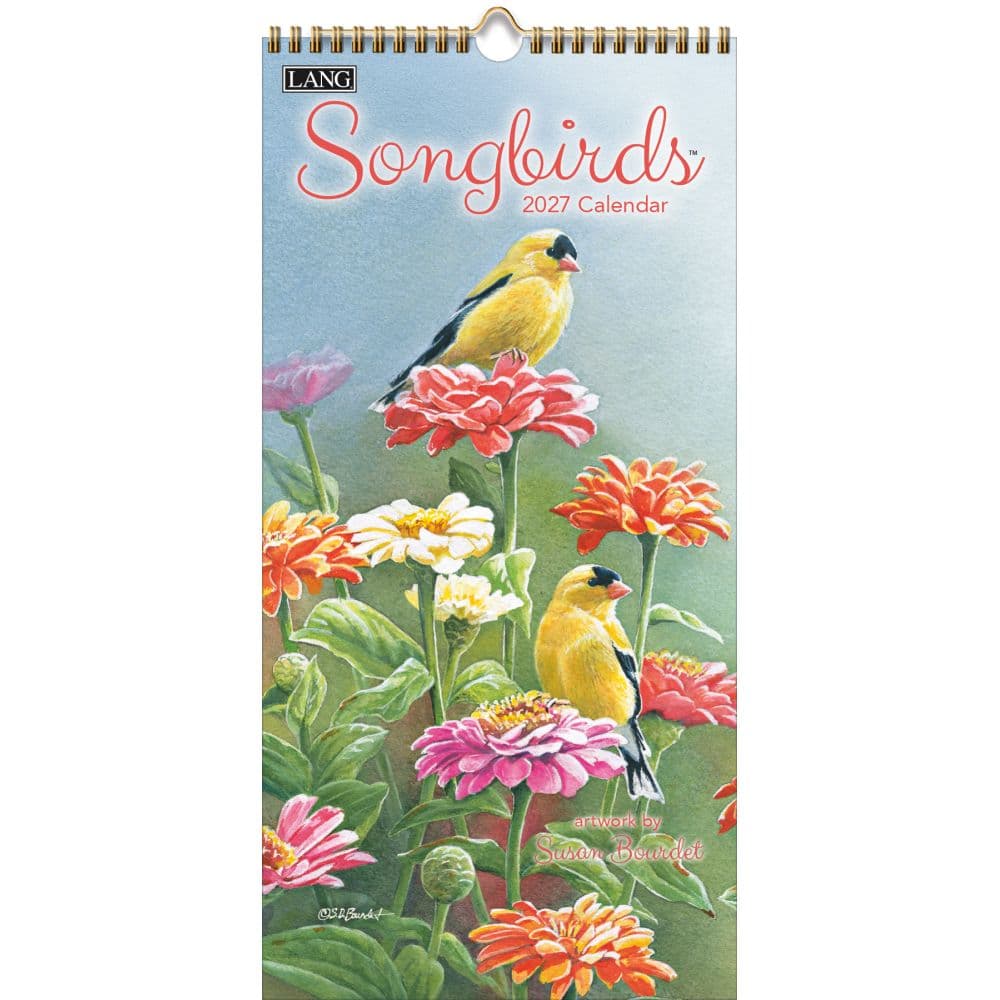 image Songbirds 2027 Vertical Wall Calendar by Susan Bourdet