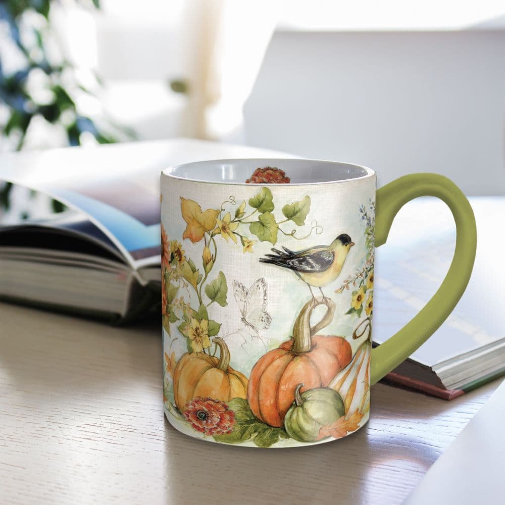 Autumn Sunflower Coffee Mug Third Alternate Image