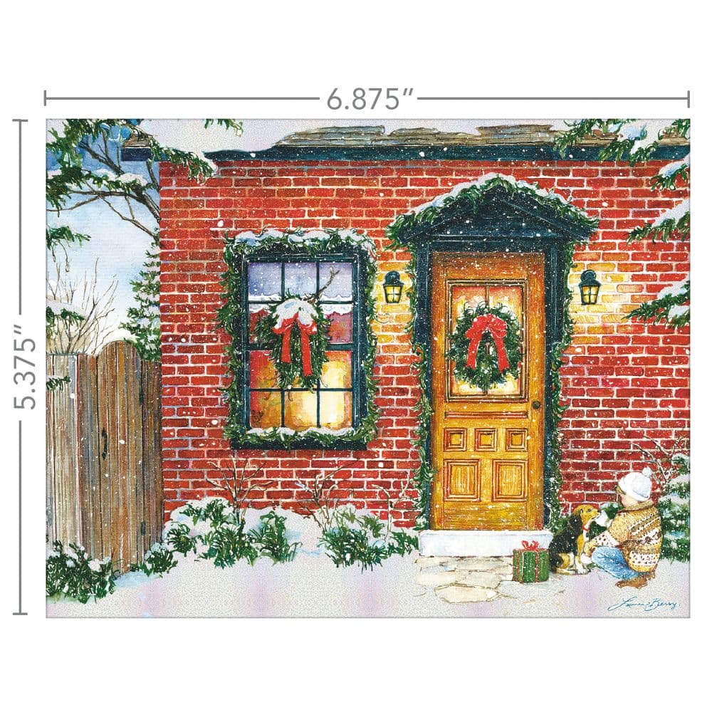 Christmas Visitor Boxed Christmas Cards Eighth Alternate Image
