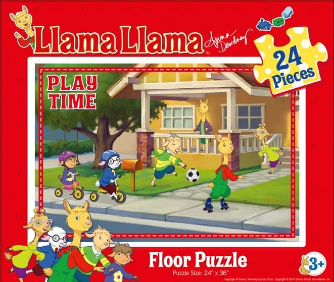 image gc-llama-llama-play-time-24-piece-puzzle