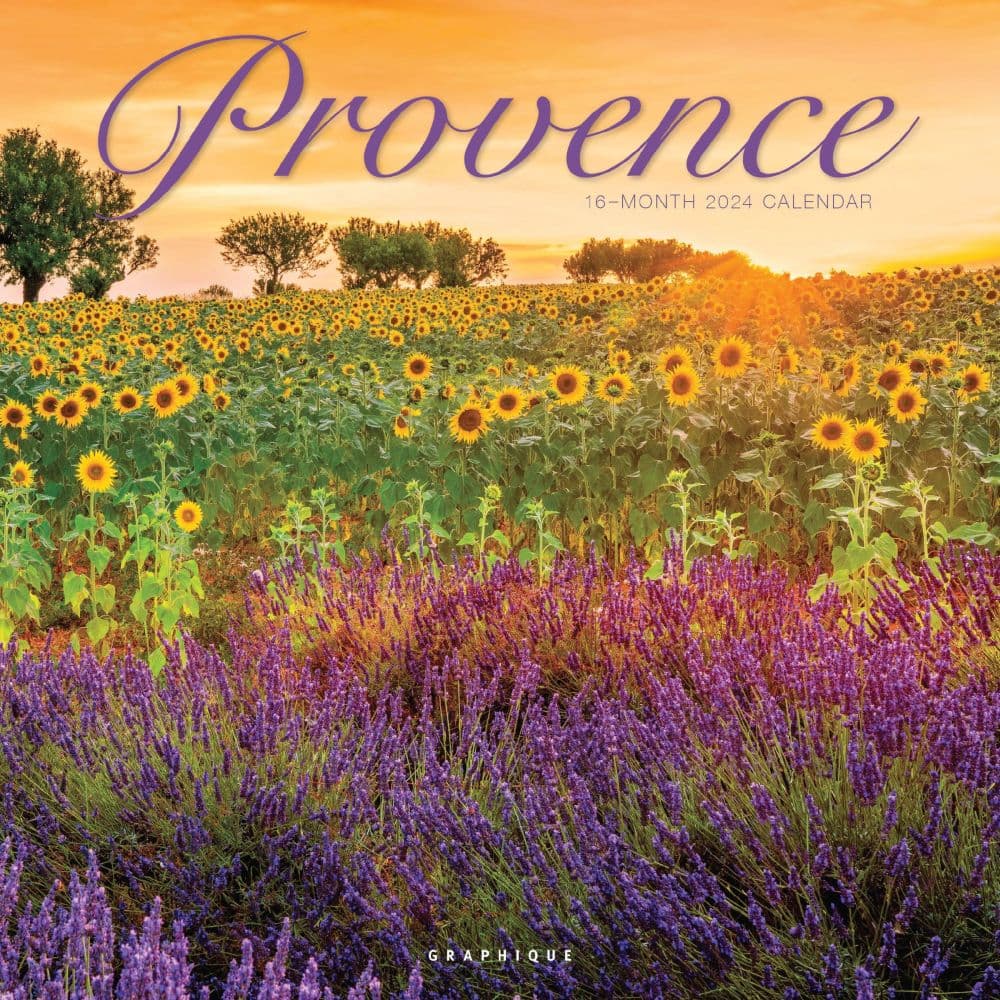Provence 2025 Wall Calendar_Main Image