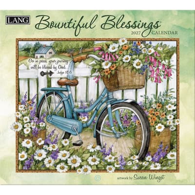Lang Bountiful Blessings 2027 wall calendar and gift collection
