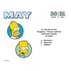 image Simpsons 2026 Desk Calendar Second Alternate Image