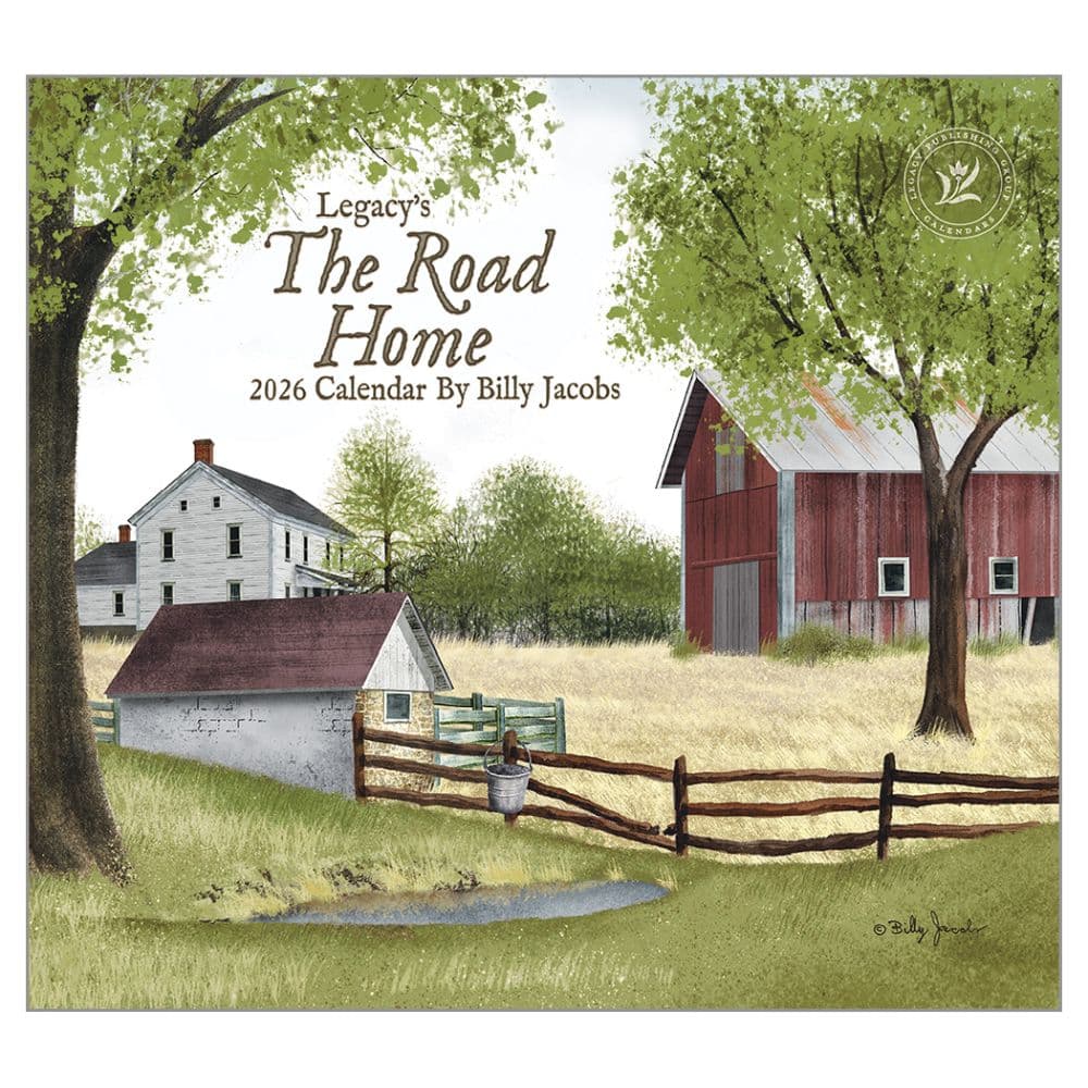 Road Home by Billy Jacobs 2026 Wall Calendar Main Image