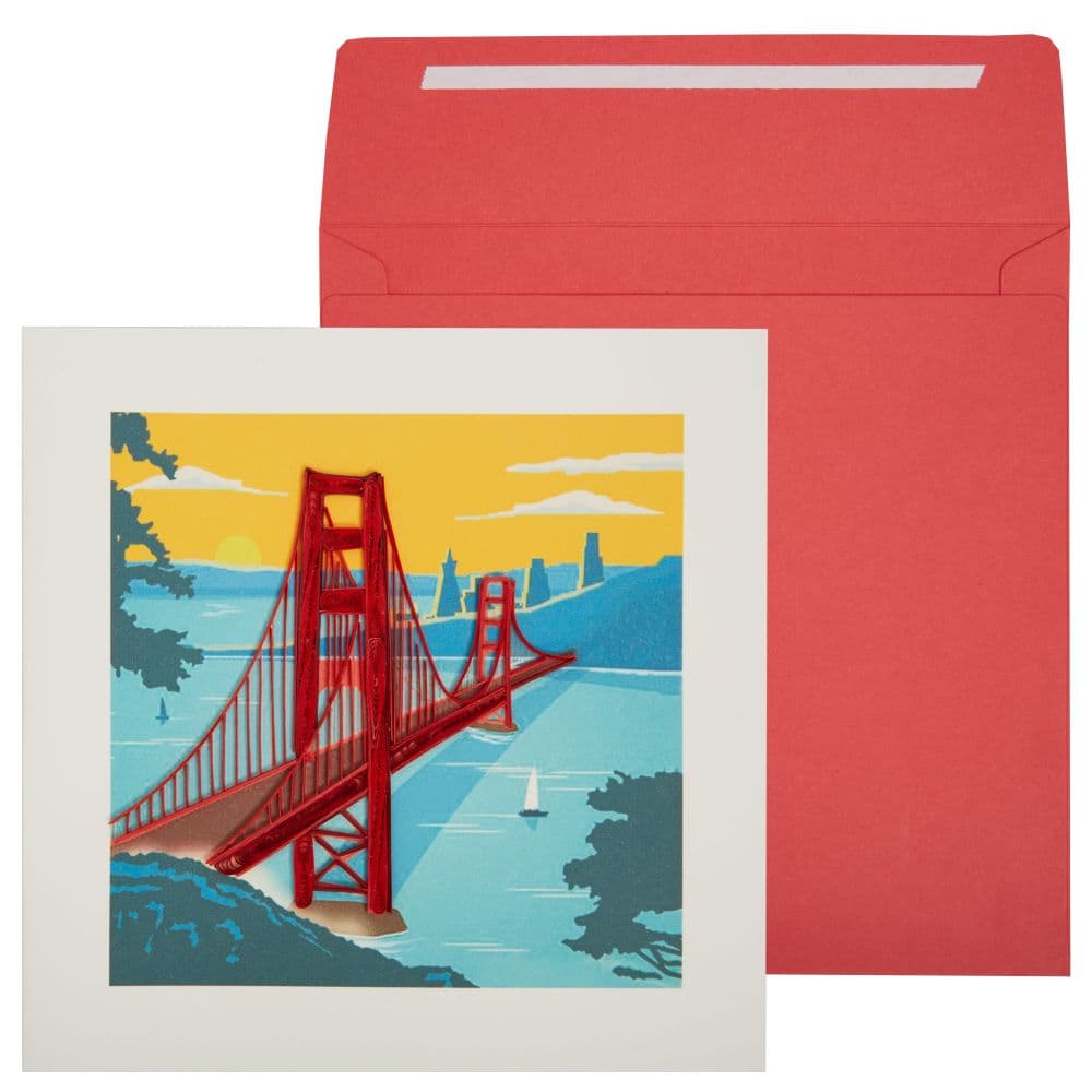 Golden Gate Bridge Quilling Blank Card Main Product Image width=&quot;1000&quot; height=&quot;1000&quot;