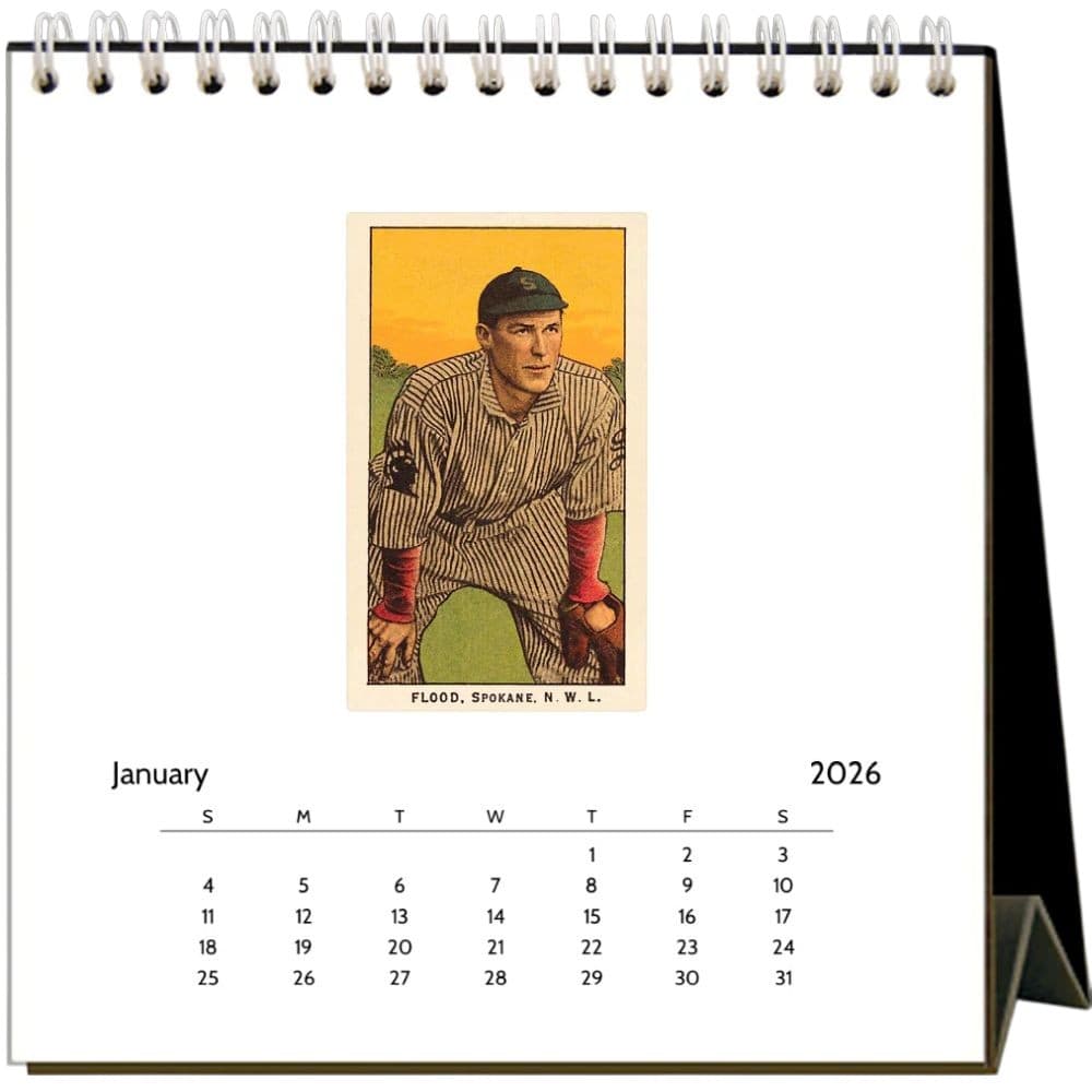 Baseball 2026 Easel Desk Calendar Second Alternate image