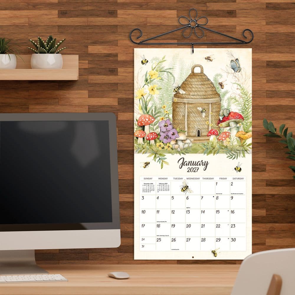 Bees in Bloom Special Edition 2027 Wall Calendar Sixth Alternate Image
