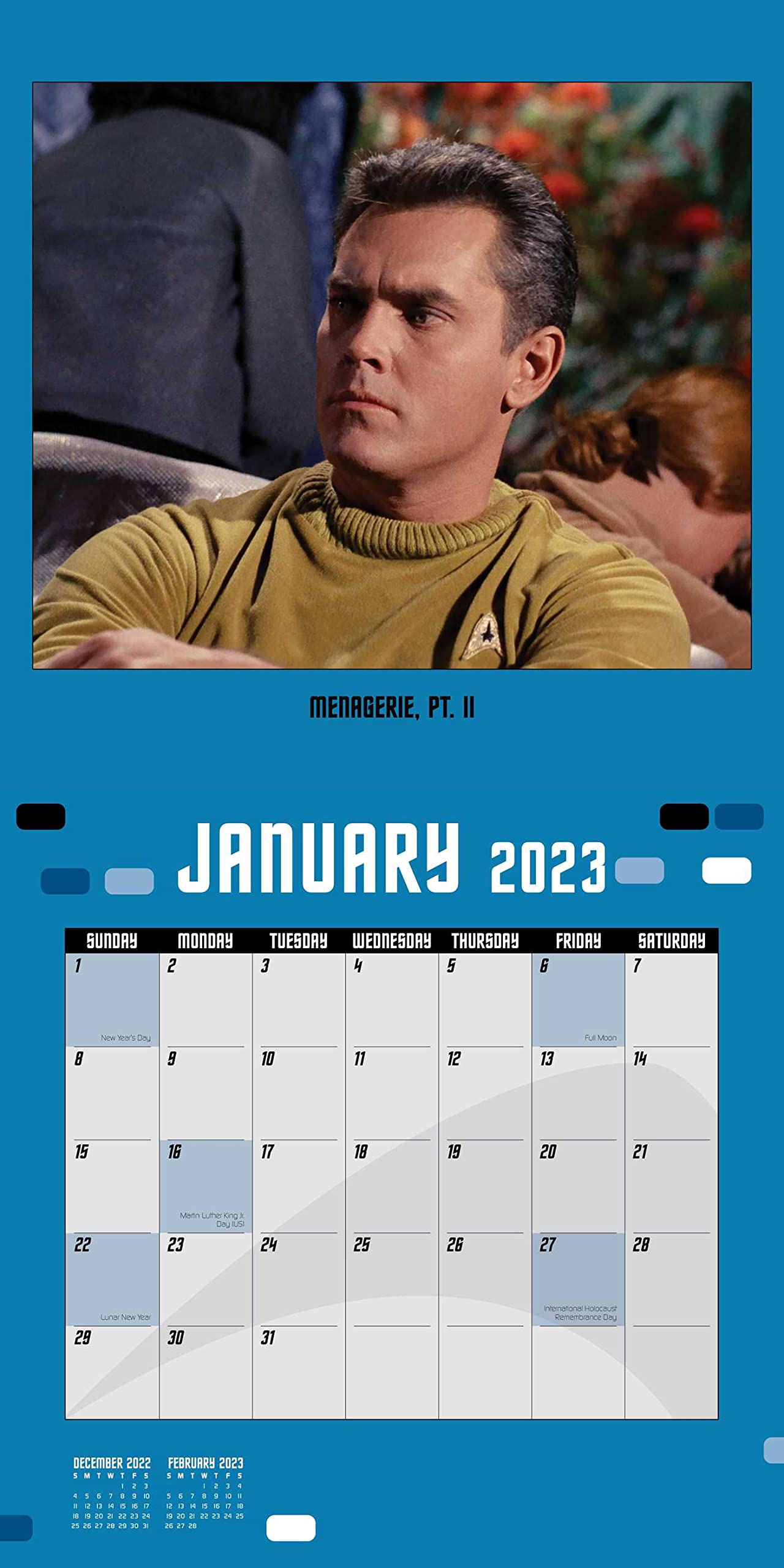 Star Trek 2023 Wall Calendar - Calendars.com