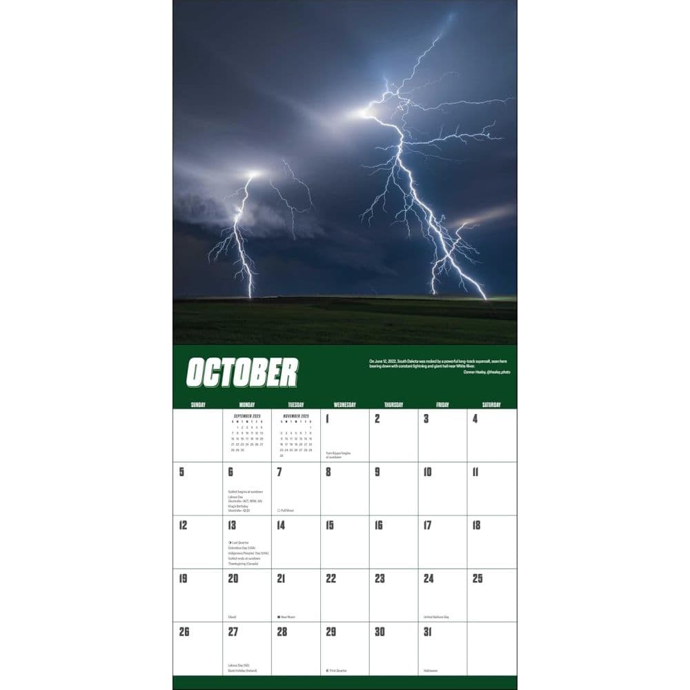 Storm Chasers 2025 Wall Calendar Fifth  Alternate Image