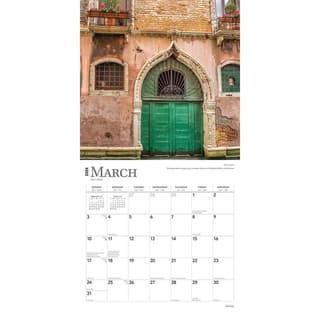 BrownTrout 2024 Wall Calendar 12x12 Venice