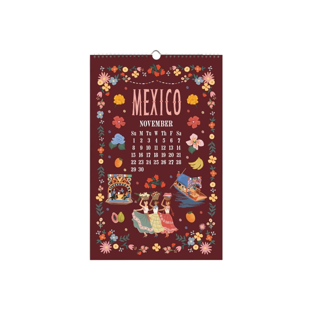 World Travel 2026 Wall Calendar Eleventh  Alternate Image