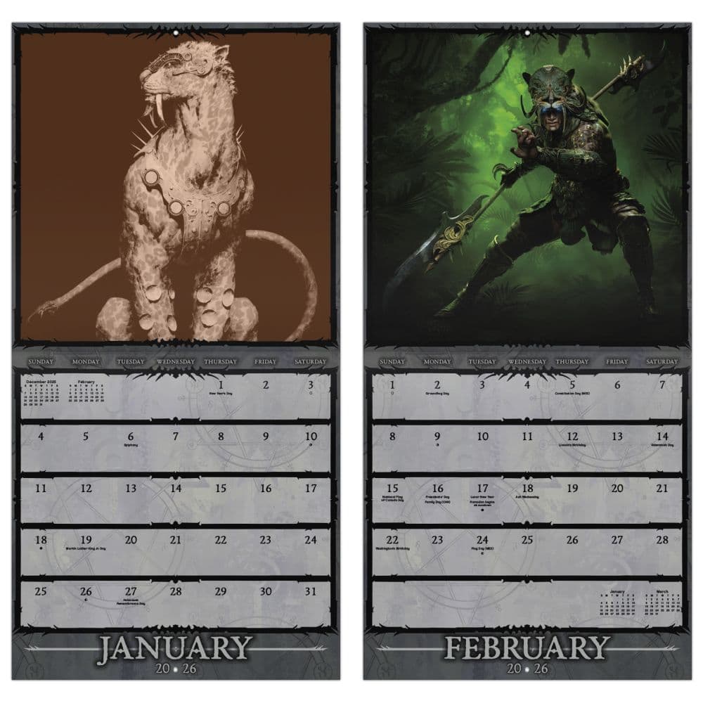 Diablo 4 2026 Wall Calendar Fifth Alternate Image