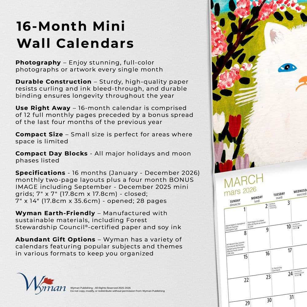 Lewis 2026 Mini Wall Calendar Fifth Alternate Image