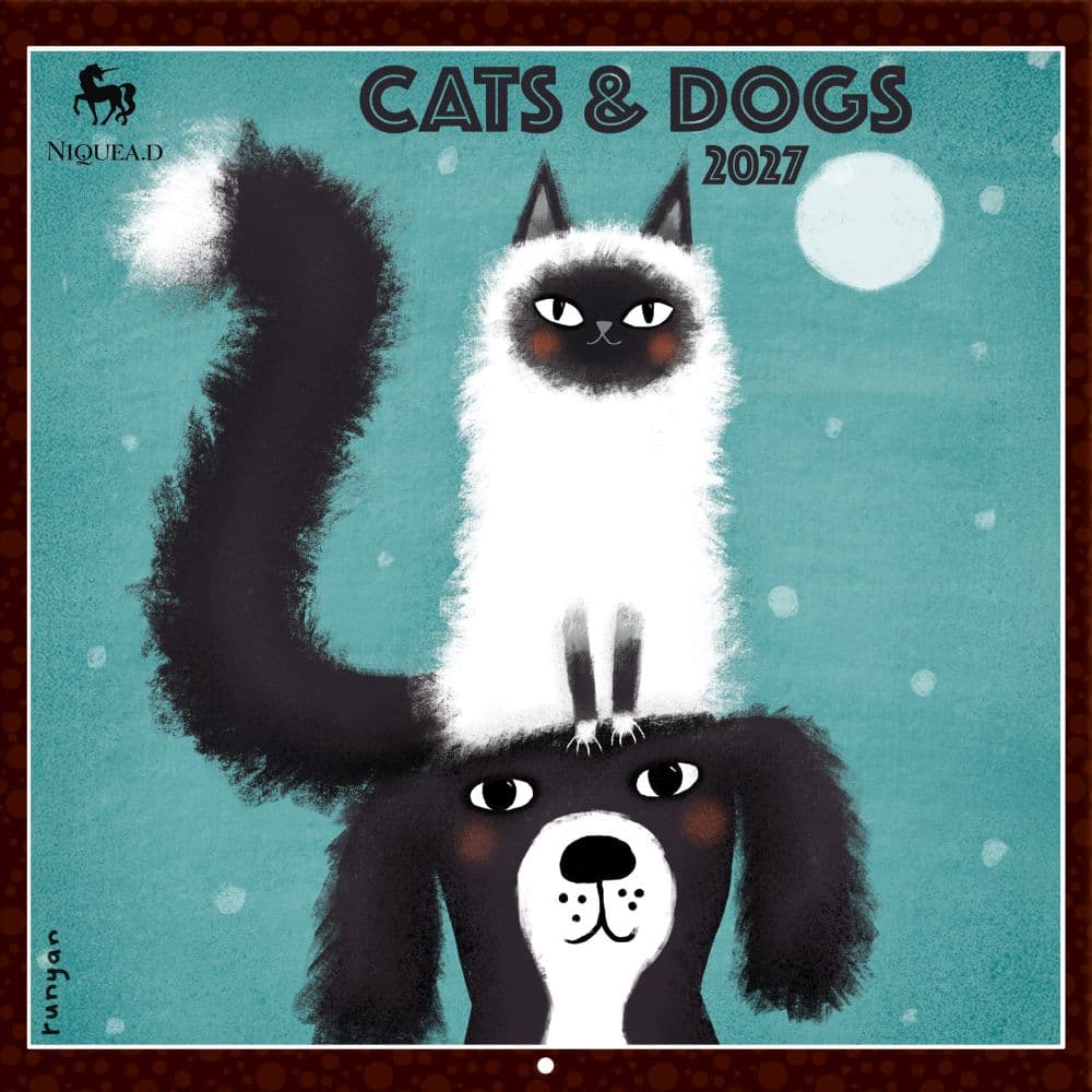 Cats and Dogs 2027 Wall Calendar