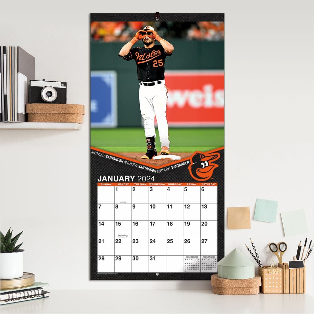 Baltimore Orioles 2024 Wall Calendar