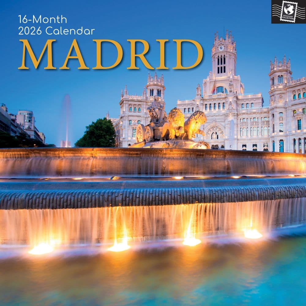 Madrid 2026 Wall Calendar Main Image