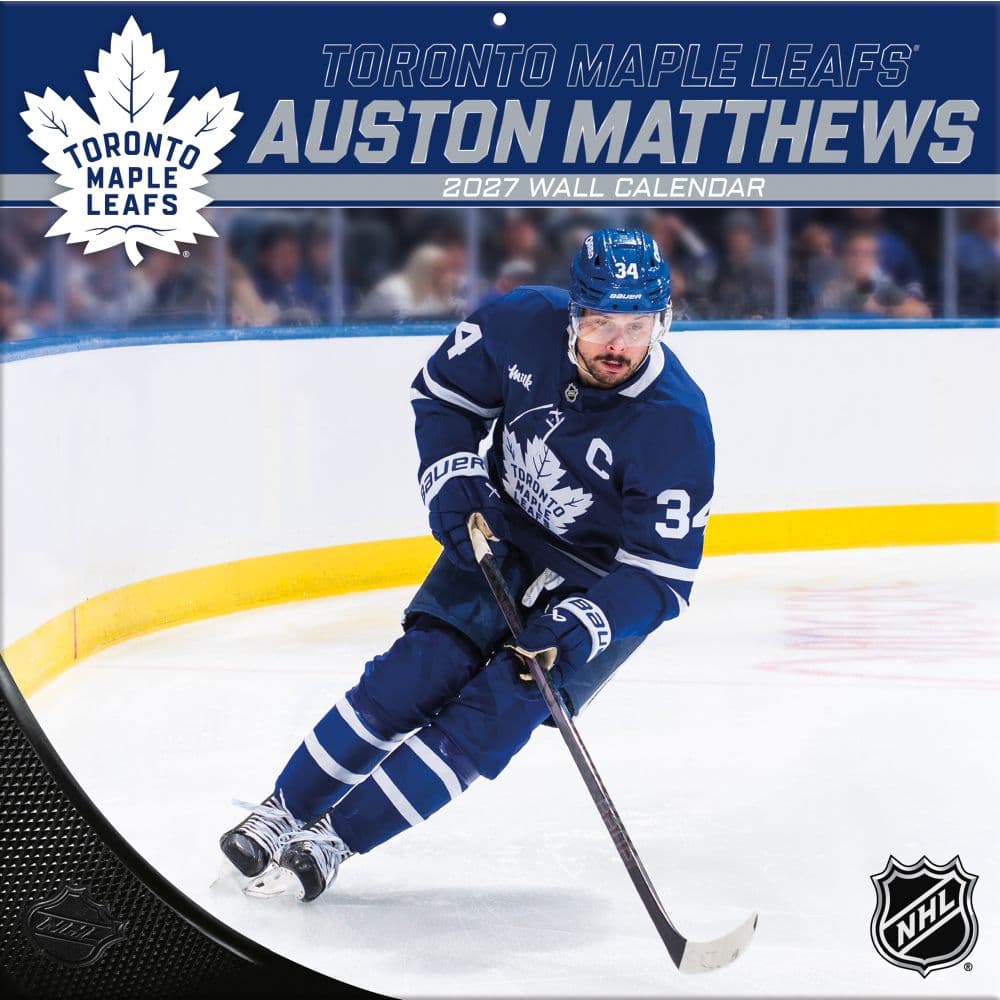 image NHL Toronto Maple Leafs Auston Matthews 2027 Wall Calendar