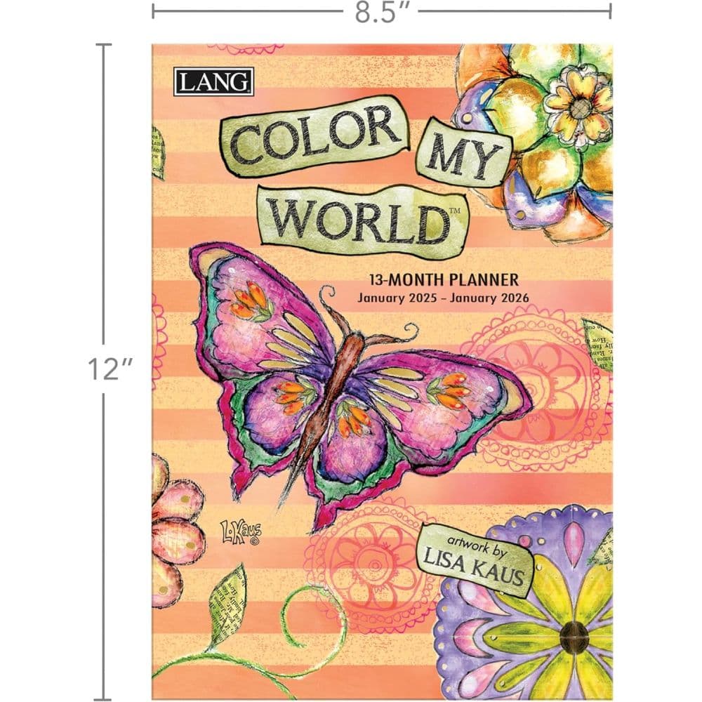 Color My World by Lisa Kaus 2025 Monthly Planner Seventh Alternate Image width=&quot;1000&quot; height=&quot;1000&quot;