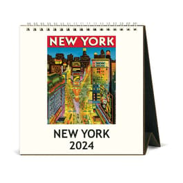 New York 2024 Easel Desk Calendar