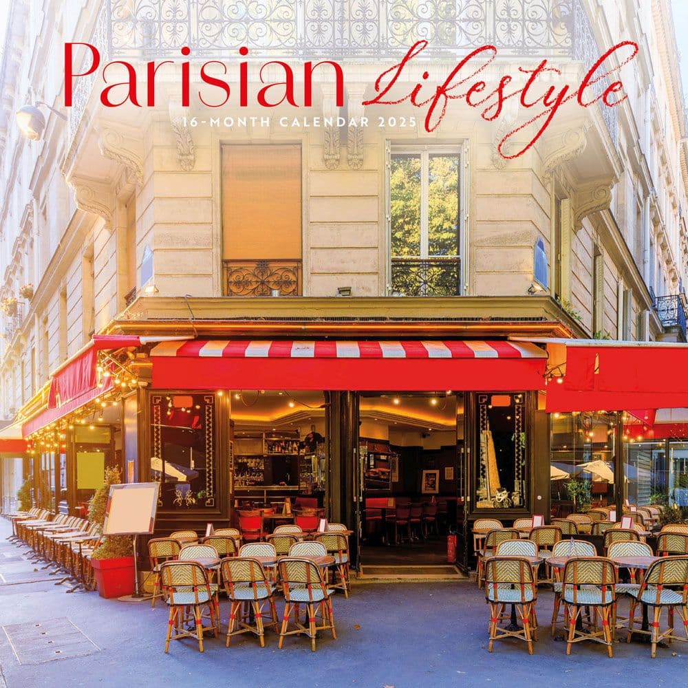 Parisian Lifestyle 2025 Wall Calendar