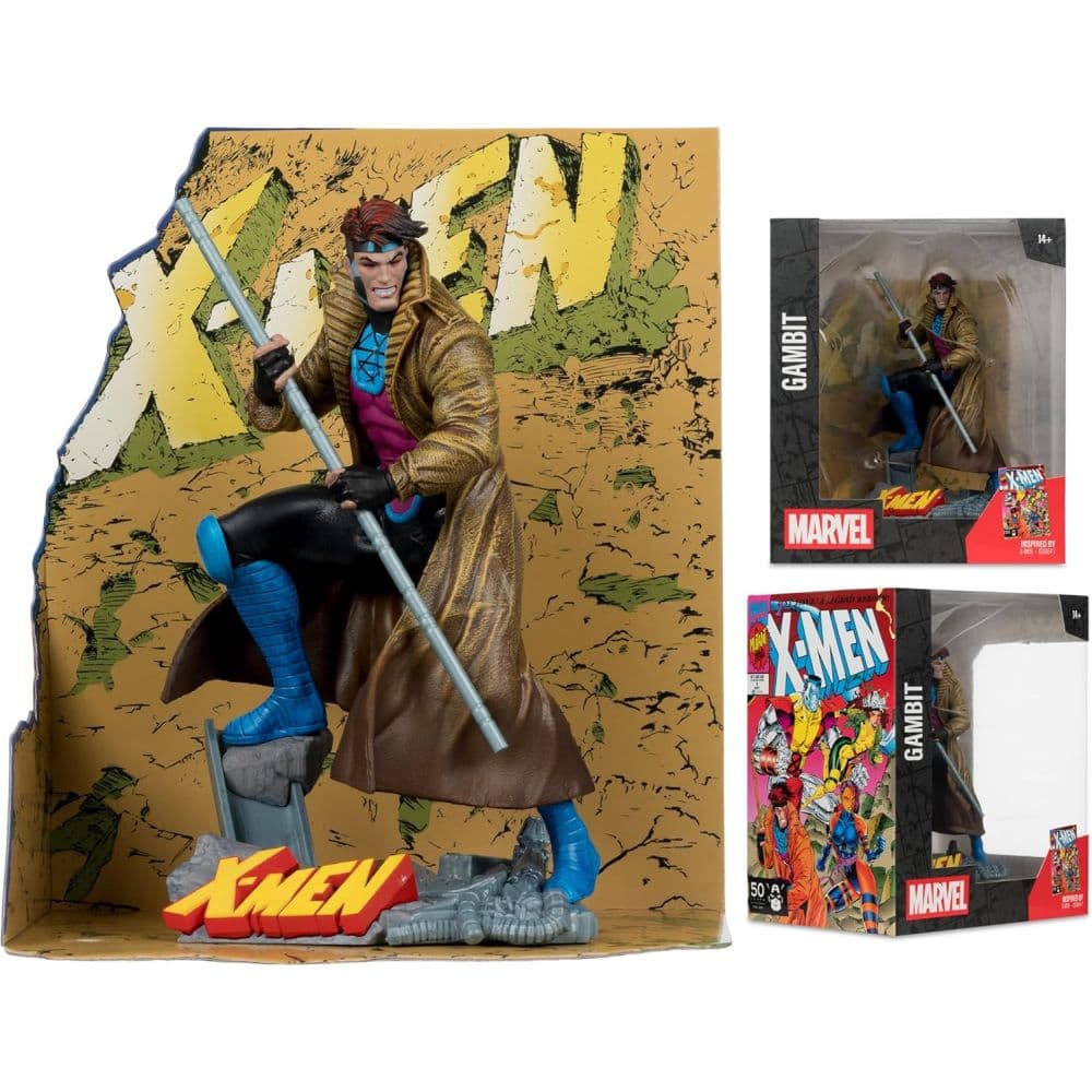 Marvel Collection 1:10 Gambit X-Men #1 Posed Figure Seventh Alternate Image