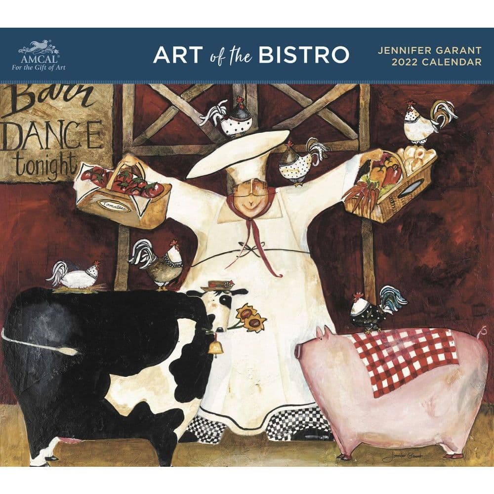 Garant Art of Bistro Amcal 2022 Wall Calendar