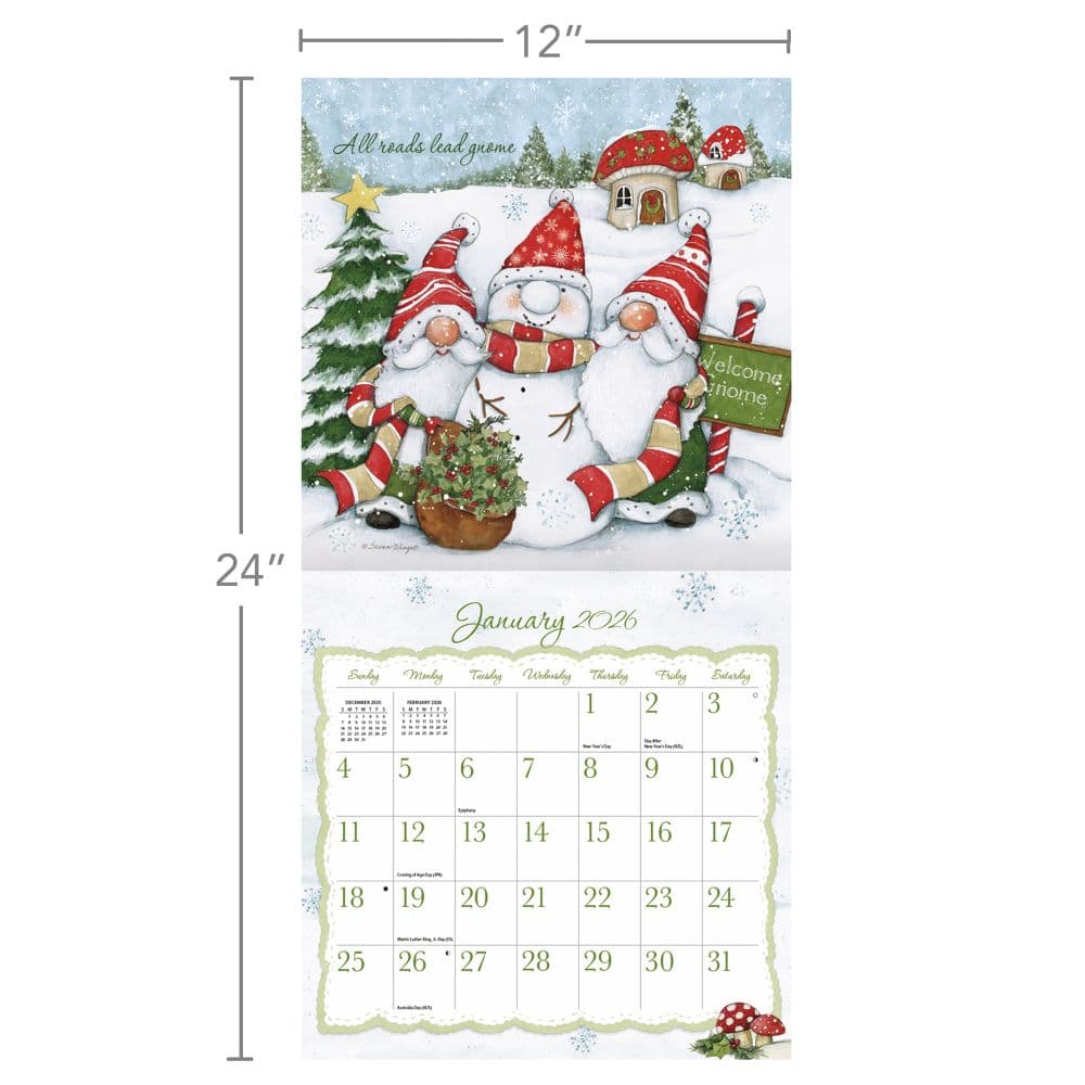 Gnomes 2026 Wall Calendar_ALT4