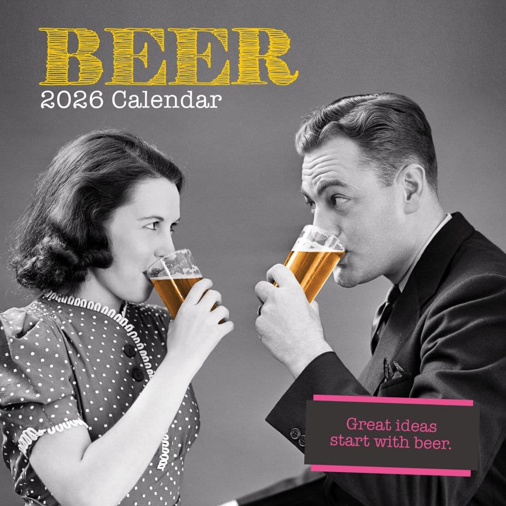 Beer Signs 2026 Wall Calendar Main Image
