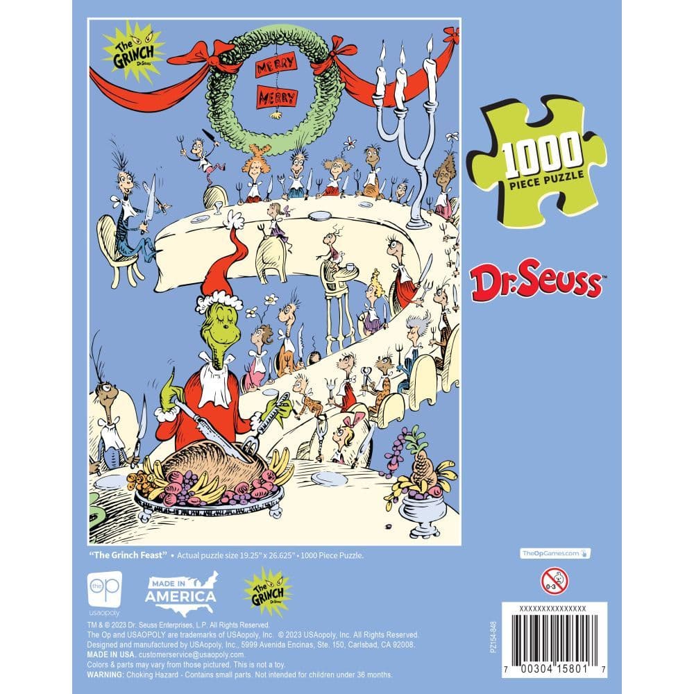 Grinch Feast 1000 Piece Puzzle First Alternate Image width=&quot;1000&quot; height=&quot;1000&quot;