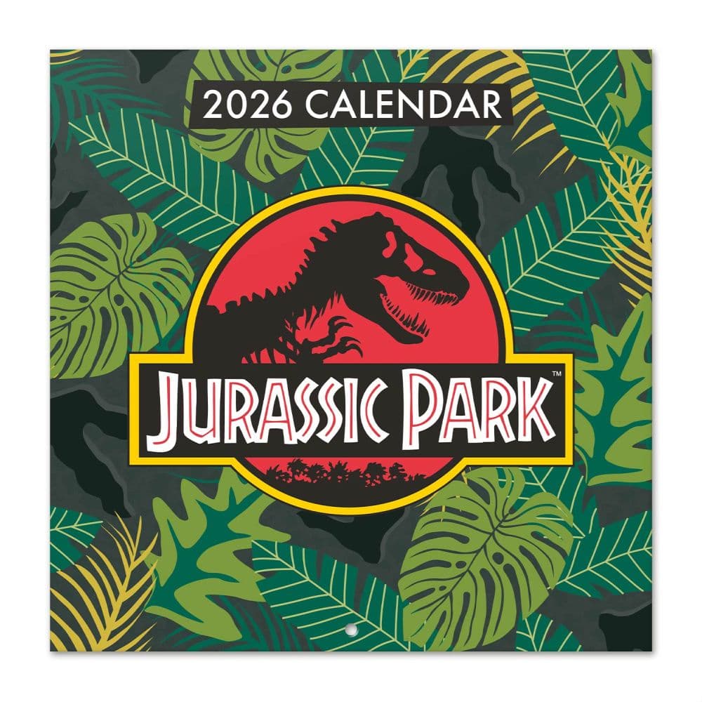 Jurassic Park 2026 Wall Calendar Main Product Image