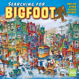 Searching For Bigfoot 2025 Wall Calendar
