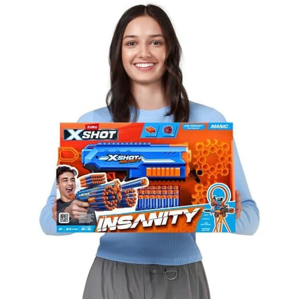 X-Shot Insanity Manic Dart Blaster Fourth Alternate Image