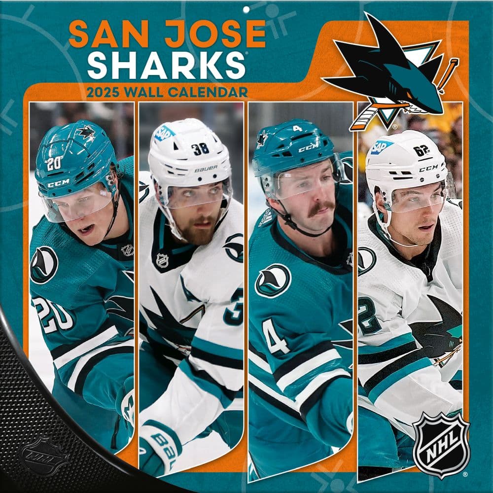 image NHL San Jose Sharks 2025 Wall Calendar Main Image