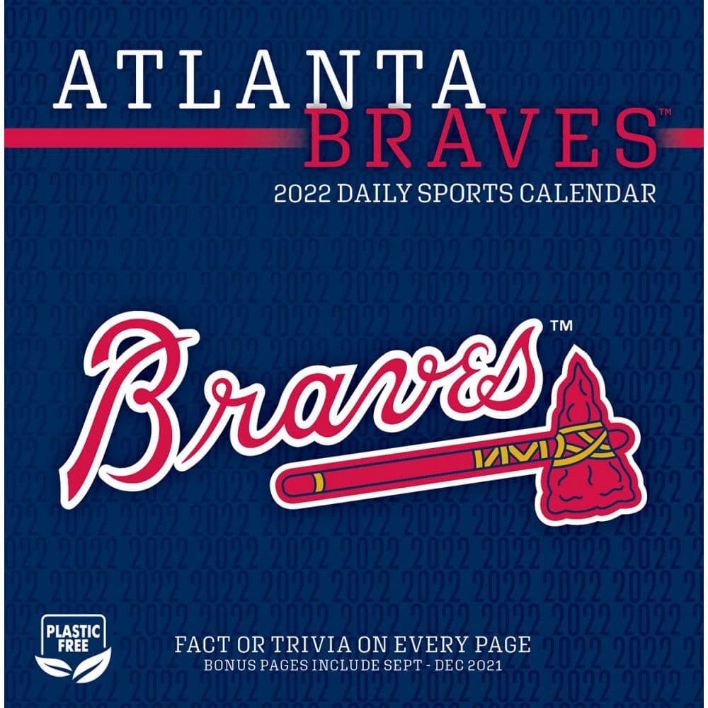 MLB Atlanta Braves 2022 Desk Calendar
