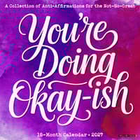 image Youre Doing Okay-ish 2027 Wall Calendar Main Product Image