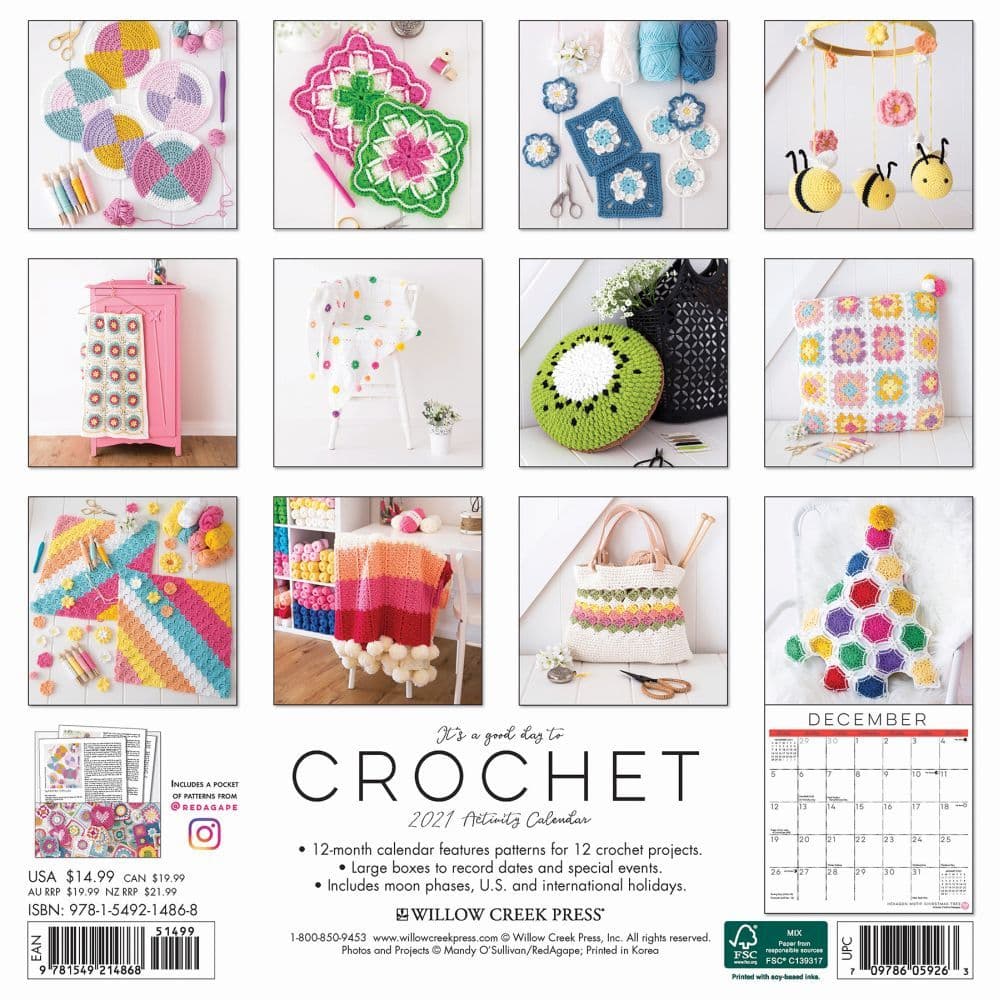 Crochet Calendar 2022 It?S A Good Day To Crochet 2021 Wall Calendar - Calendars.com