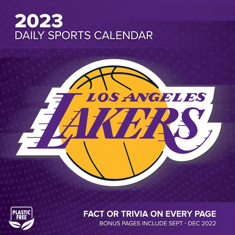 Los Angeles Lakers 2023 Desk Calendar - Calendars.com