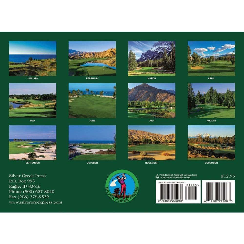 Golf 2022 Wall Calendar - Calendars.com