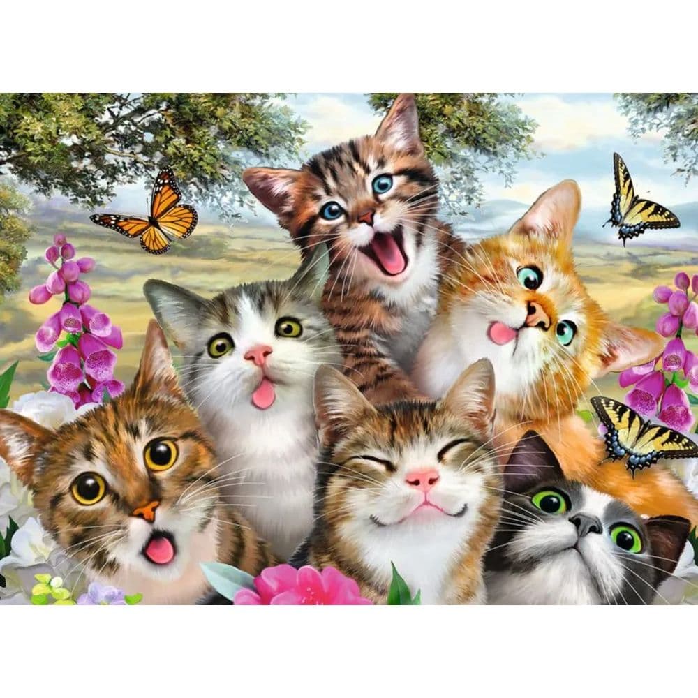 Friendly Felines 200 Piece Puzzle First Alternate Image