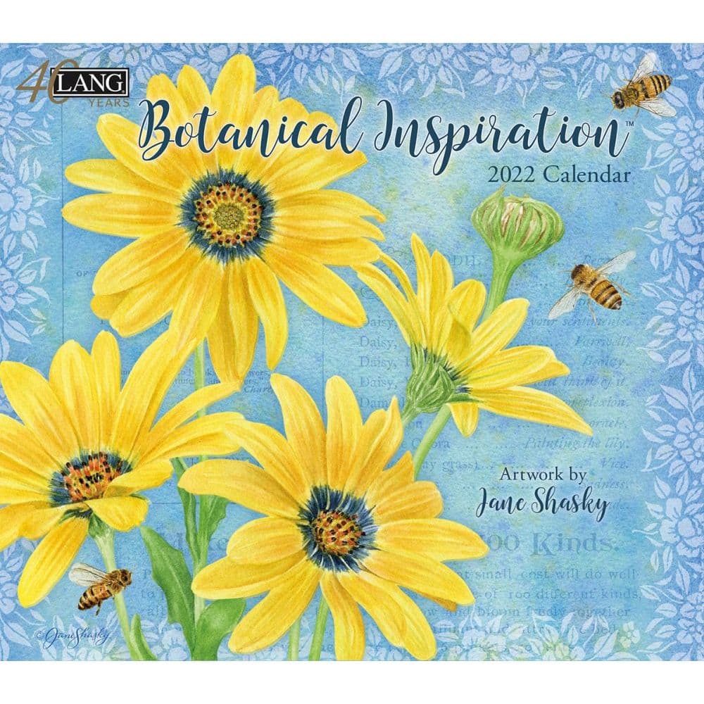 Botanical Inspiration 2022 Wall Calendar