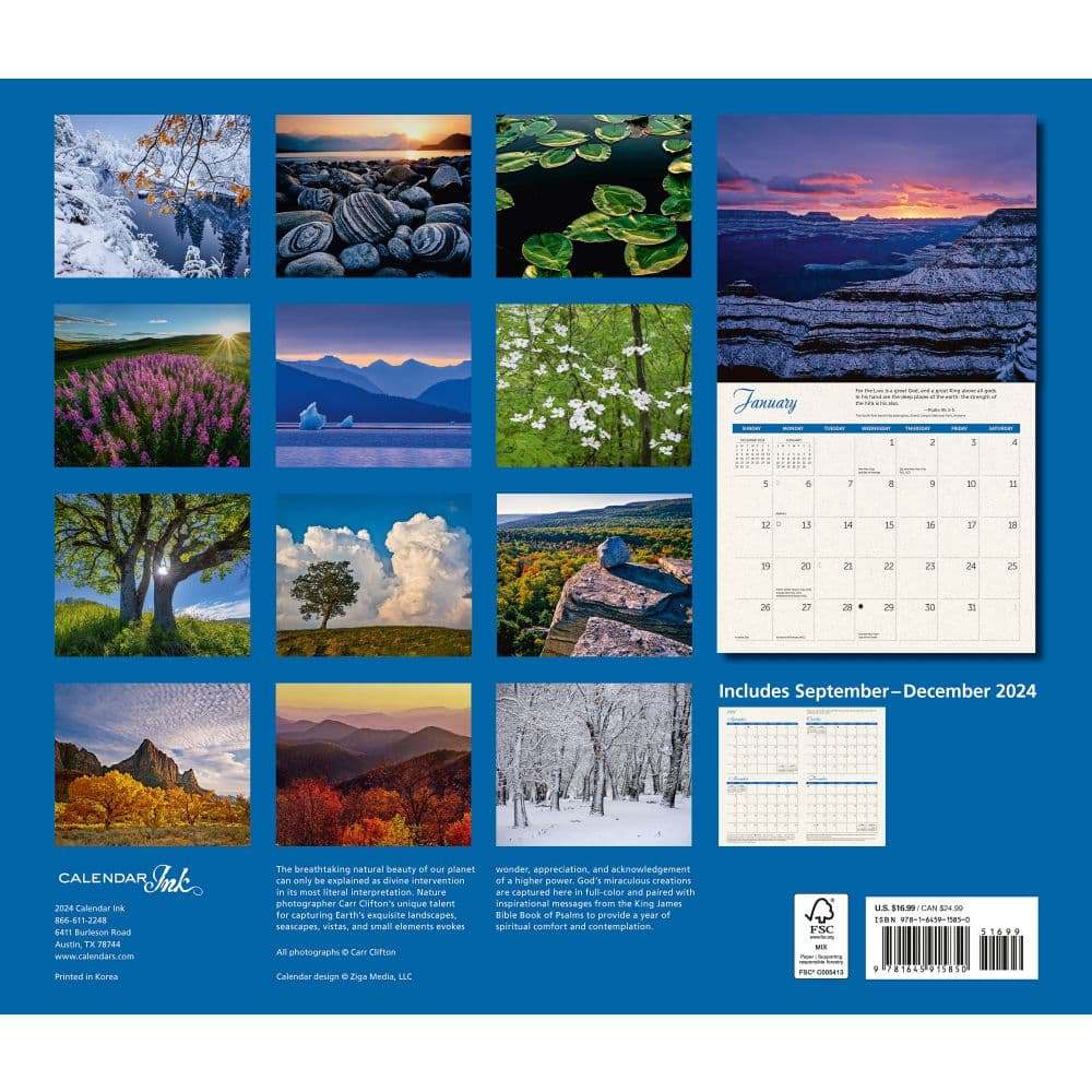 Psalms Deluxe 2025 Wall Calendar First Alternate Image width=&quot;1000&quot; height=&quot;1000&quot;