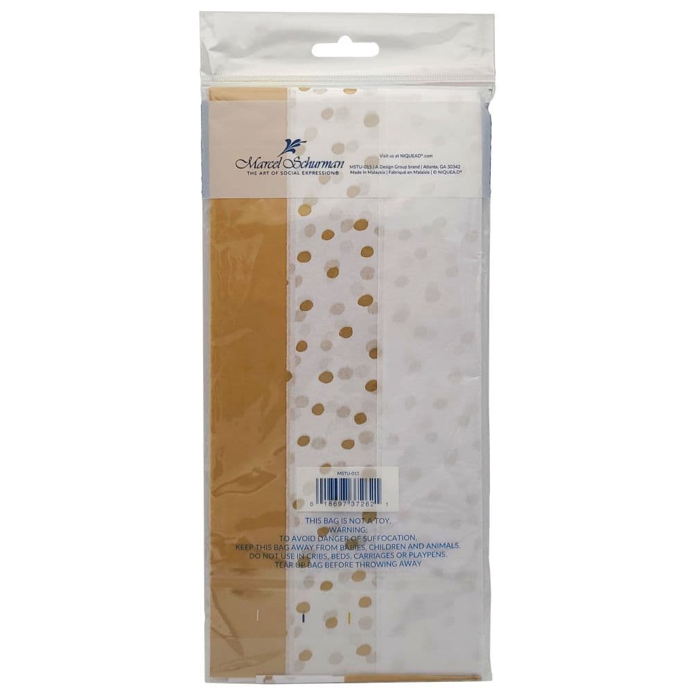 Gold Dots Tissue Paper - 8 Count First Alternate Image