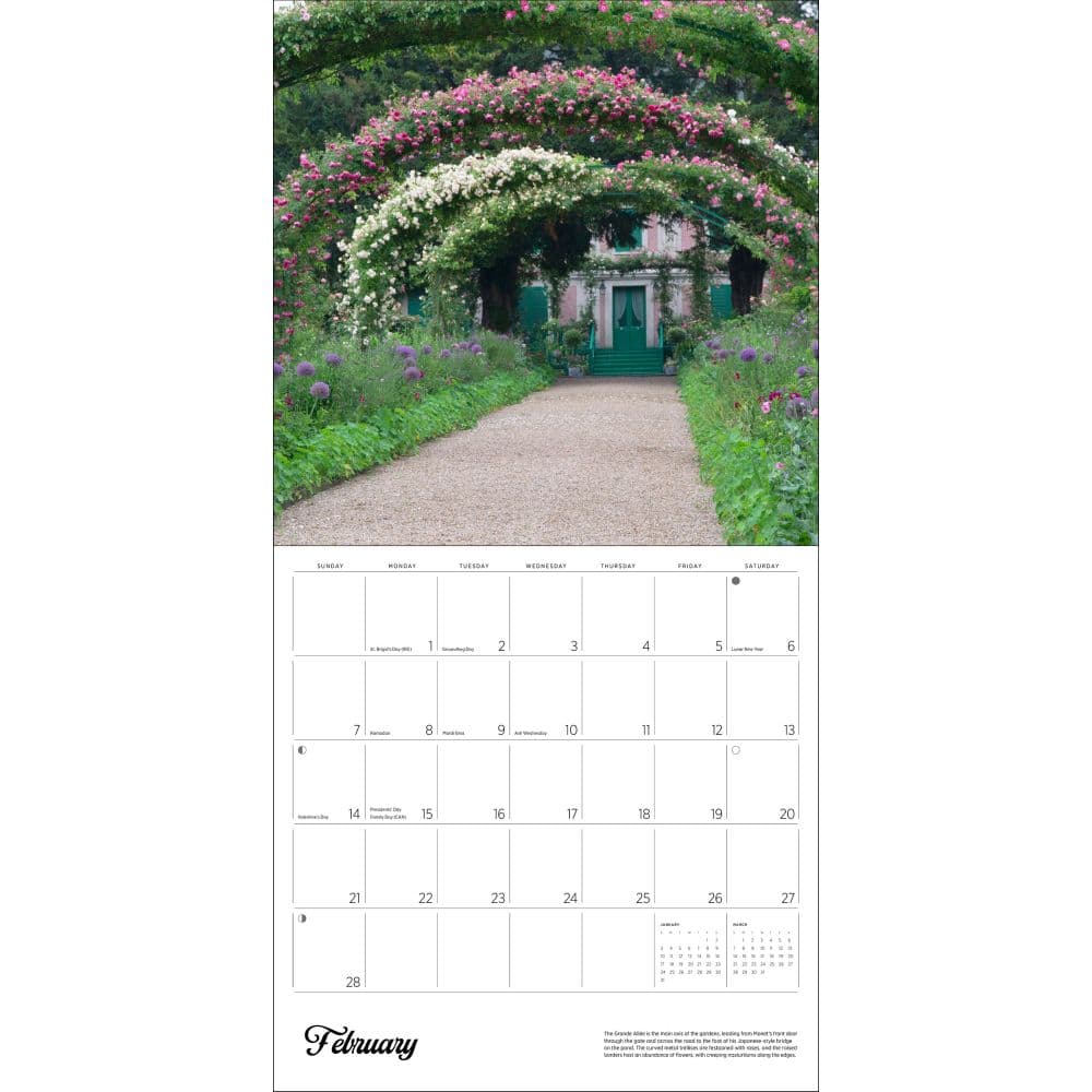Monets Passion 2027 Wall Calendar by Elizabeth Murray Third Alternate Image