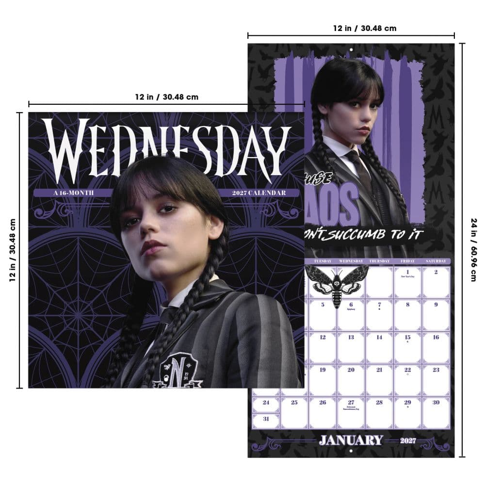 Wednesday 2027 Wall Calendar Sixth Alternate Image